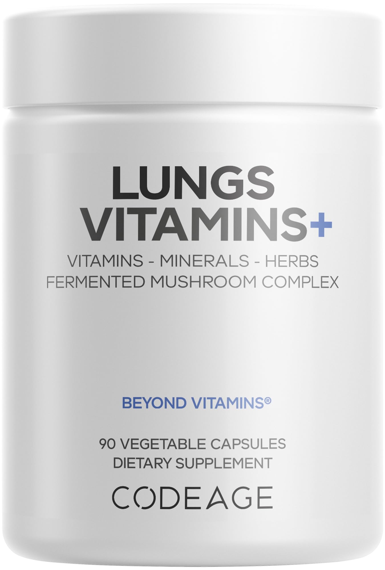 Codeage Lungs Vitamins, A, C, D, E, B6, Milk Thistle Lung Supplement, Zinc & Magnesium, Cordyceps, Reishi, Chaga, Poria, Tylophora, Ginger, Peppermint Leaf Organic Herb Cleanse - Non-GMO - 90 Capsules Codeage buy supplements canada