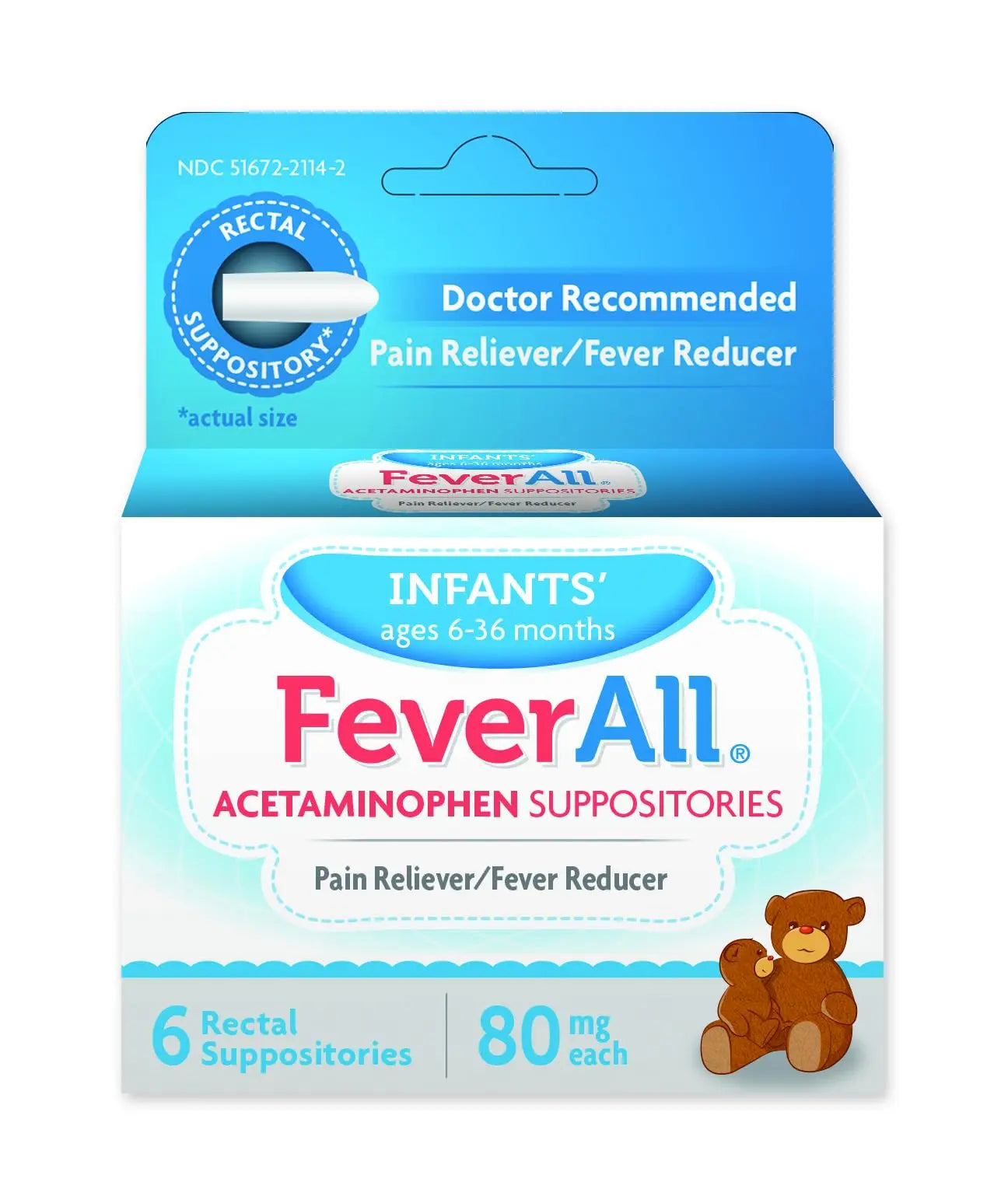 Feverall Infant Acetaminophen Suppositories 6 Rectal Suppositories 80mg Each Pain Reliever/Fever Reducer. Paraben Free, No Artificial Colors or Other preservatives. Ages 6-36 Months Feverall buy supplements canada