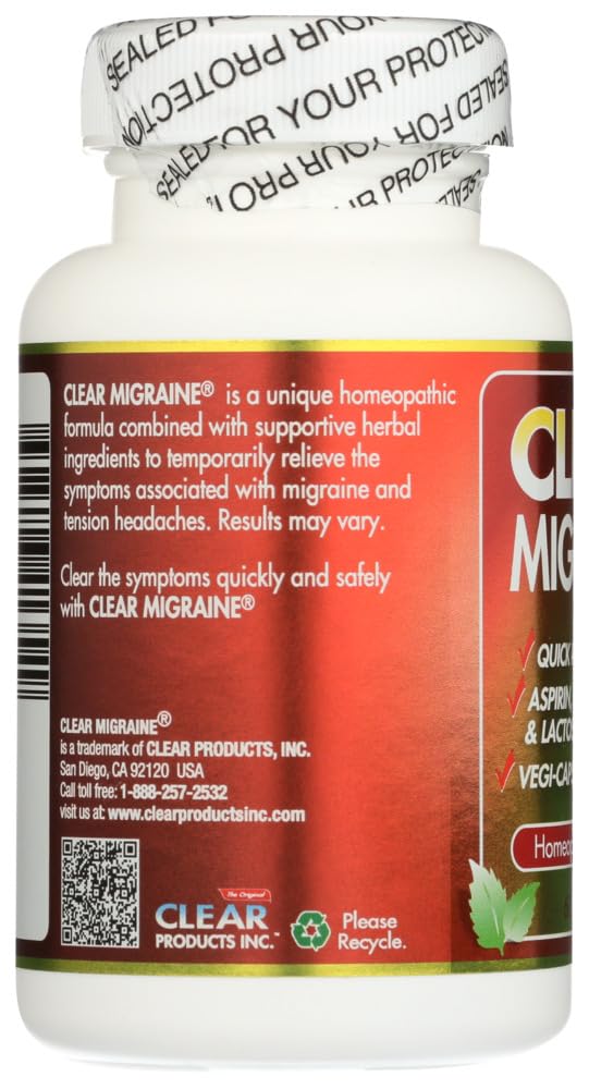 Clear Migraine Clear Products 60 Caps Gagaciso buy supplements canada