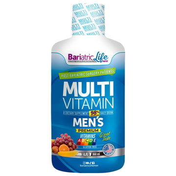 Bariatric Multivitamin Design for Post Bariatric Surgery Mens Patients, Sugar Free, 100+ Vitamins, Minerals & Amino Acids, Supports Muscle, Heart Bariatric Life Max buy supplements canada