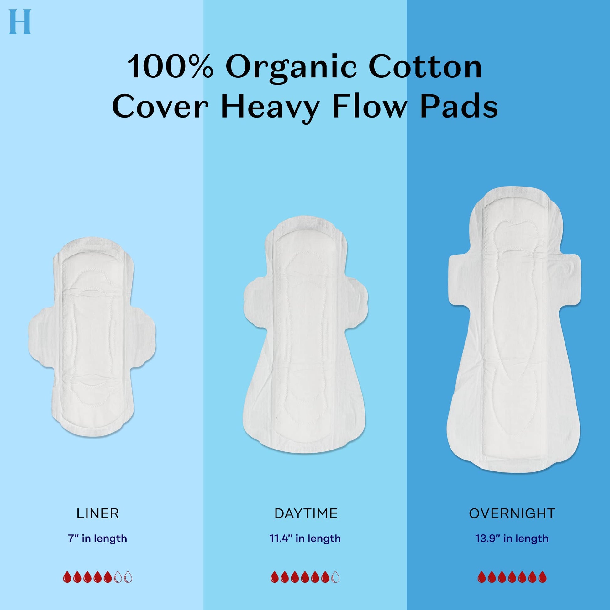 The Honey Pot Company - Herbal Overnight Heavy Flow Pads w/Wings - Organic Pads for Women The Honey Pot Company buy supplements canada
