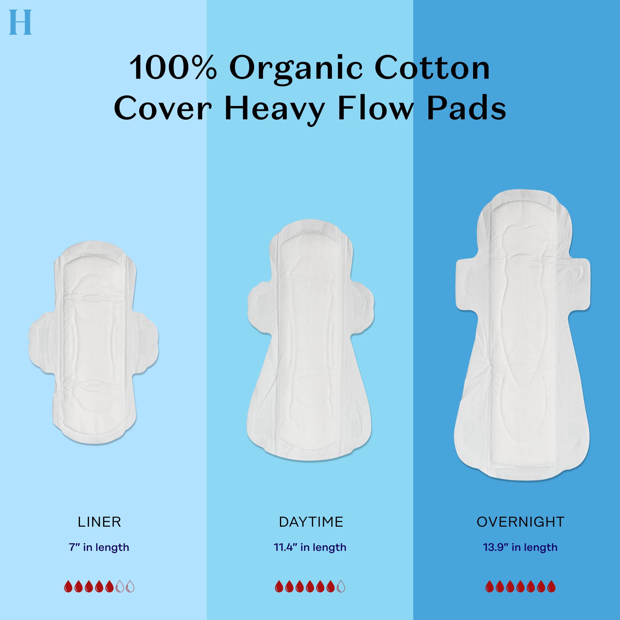 The Honey Pot Company - Herbal Overnight Heavy Flow Pads w/Wings - Organic Pads for Women The Honey Pot Company buy supplements canada