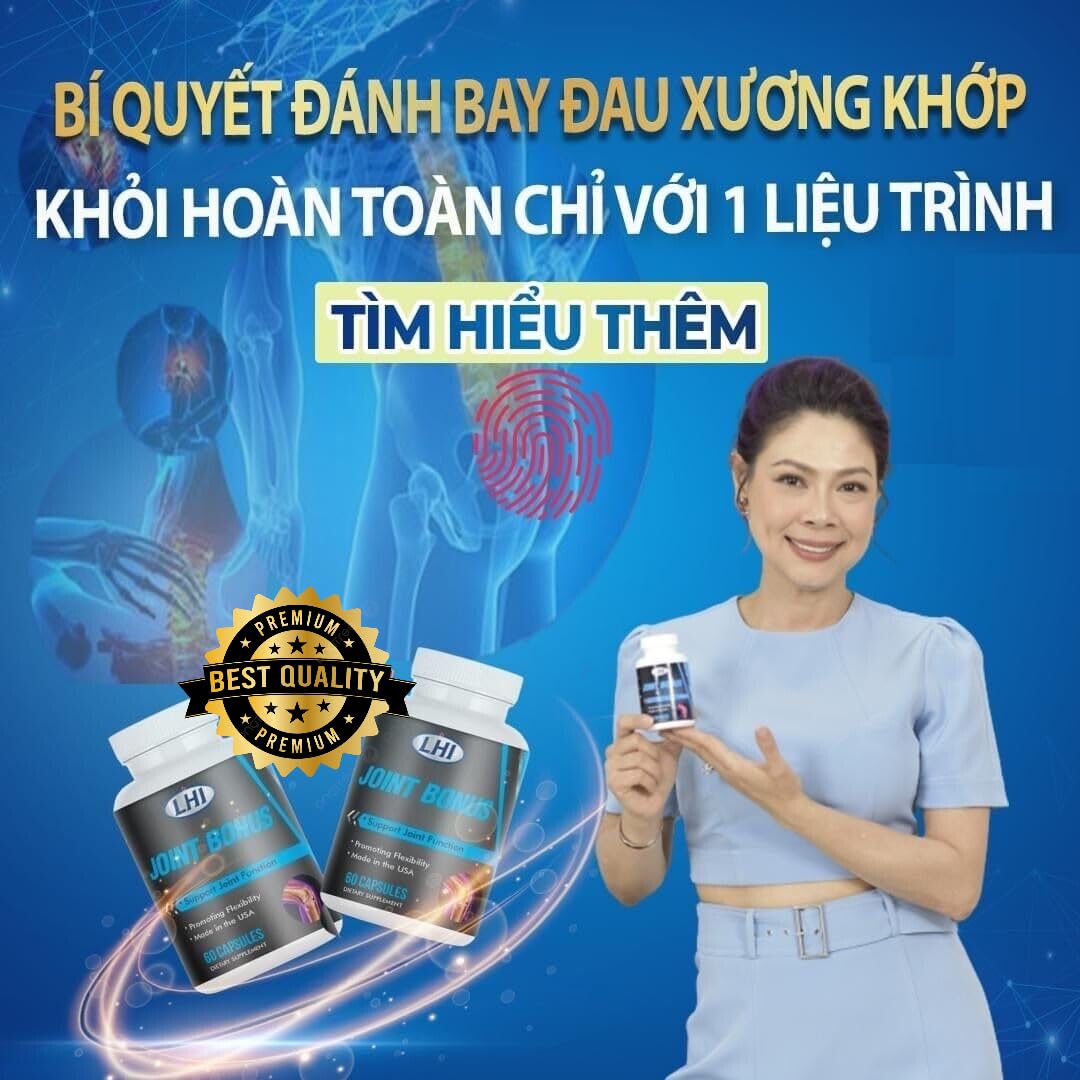 Joint Bonus Hỗ Trợ Xương Khớp (100% Authentic, Sản Phẩm Chính Hãng Tại USA) 2 Bottles Joint Bonus buy supplements canada