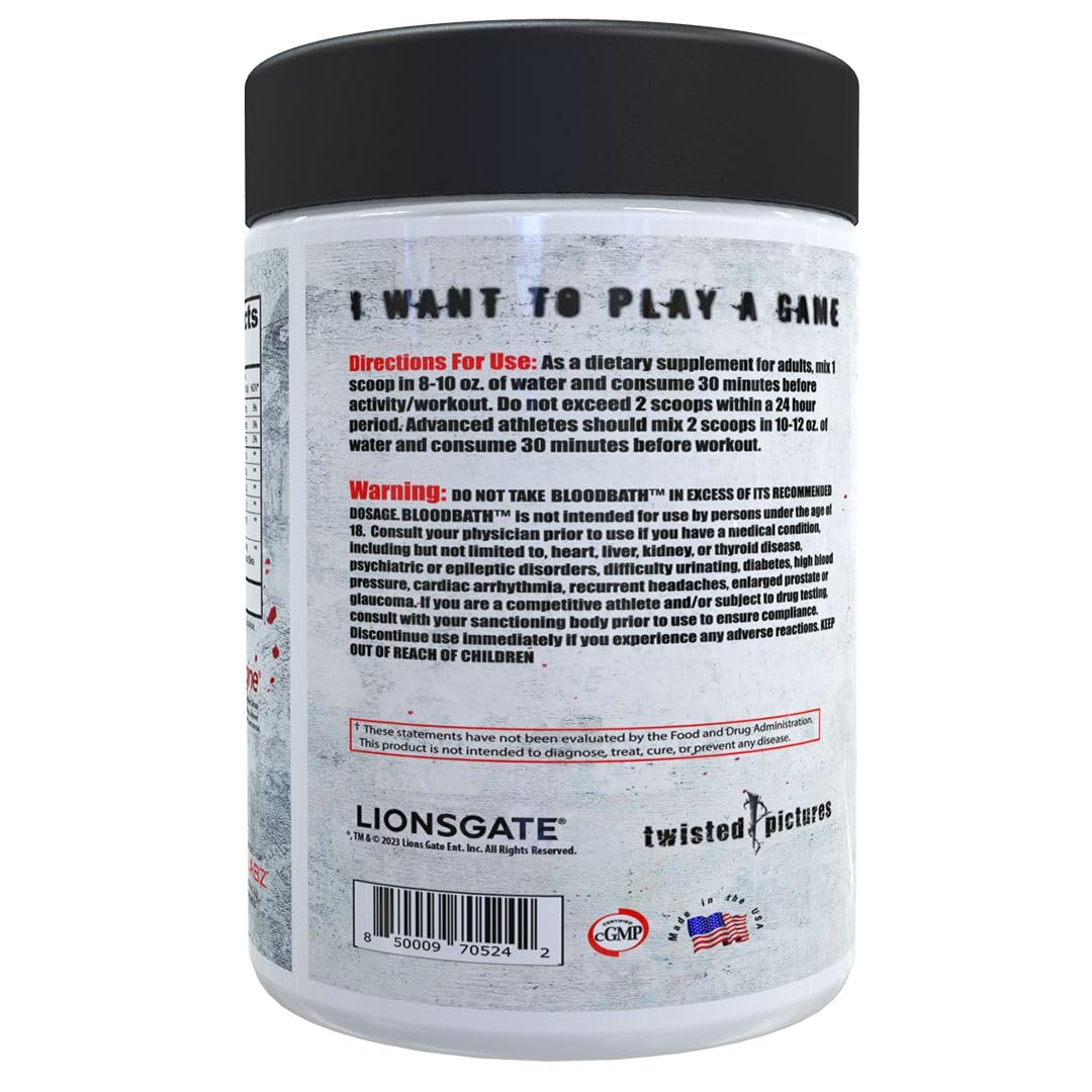Insane Labz Saw Bloodbath, Non-Stim Pump Pre Workout Powder with Nitrosigine­, OxyGold Insane Labz buy supplements canada