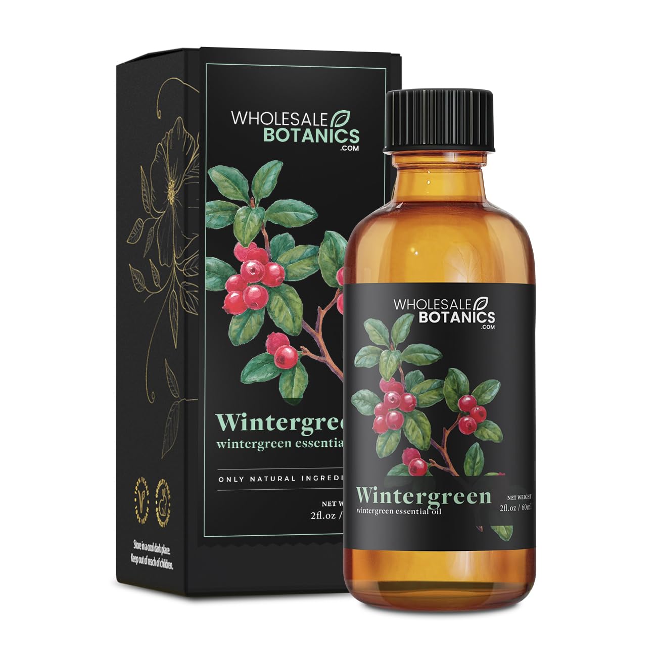 Wintergreen Essential Oil by Wholesale Botanics | Premium Grade 100% Undiluted Essential Oil Wholesale Botanics buy supplements canada