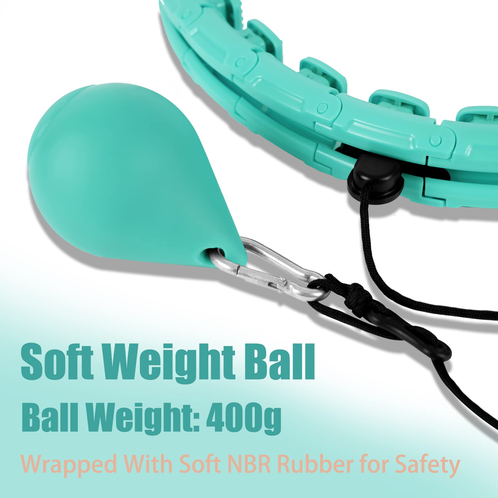 OurStarry 32 Knots Weighted Workout Hoop Plus Size, Smart Waist Exercise Ring OurStarry buy supplements canada