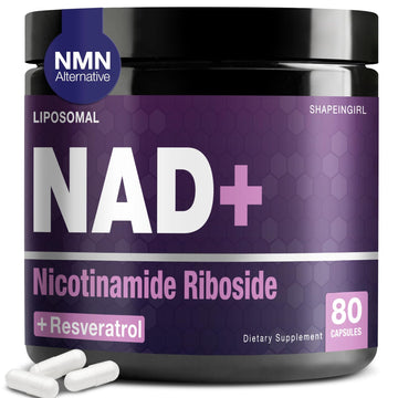 SHAPEINGIRL NAD Supplement - Nicotinamide Riboside Resveratrol 900mg, Liposomal NAD Supplement for Women and Men, NAD Plus Pure Organic SHAPEINGIRL buy supplements canada