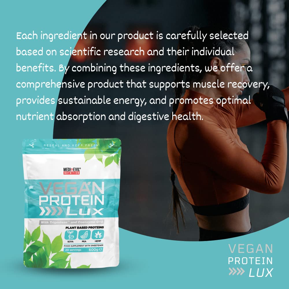 Medi-Evil Nutrition Vegan Protein Powder, Natural Ingredients, Gluten Free and Vegetarian Medi-Evil buy supplements canada