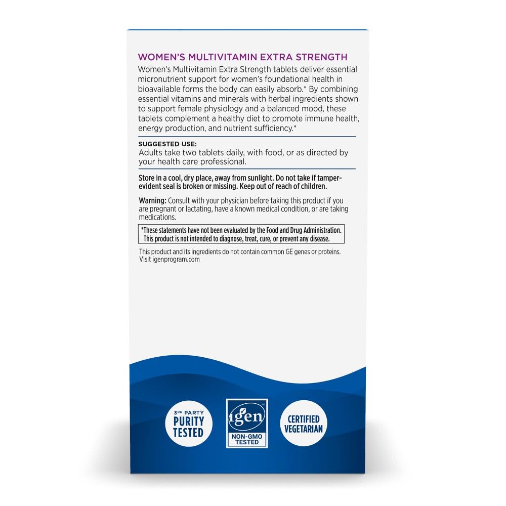 Nordic Naturals Women’s Multivitamin Extra Strength - Skin, Hair, Energy, & Bone Support - Immunity Supplement - 20 Essential Nutrients - 60 Tablets - 30 Servings Nordic Naturals buy supplements canada