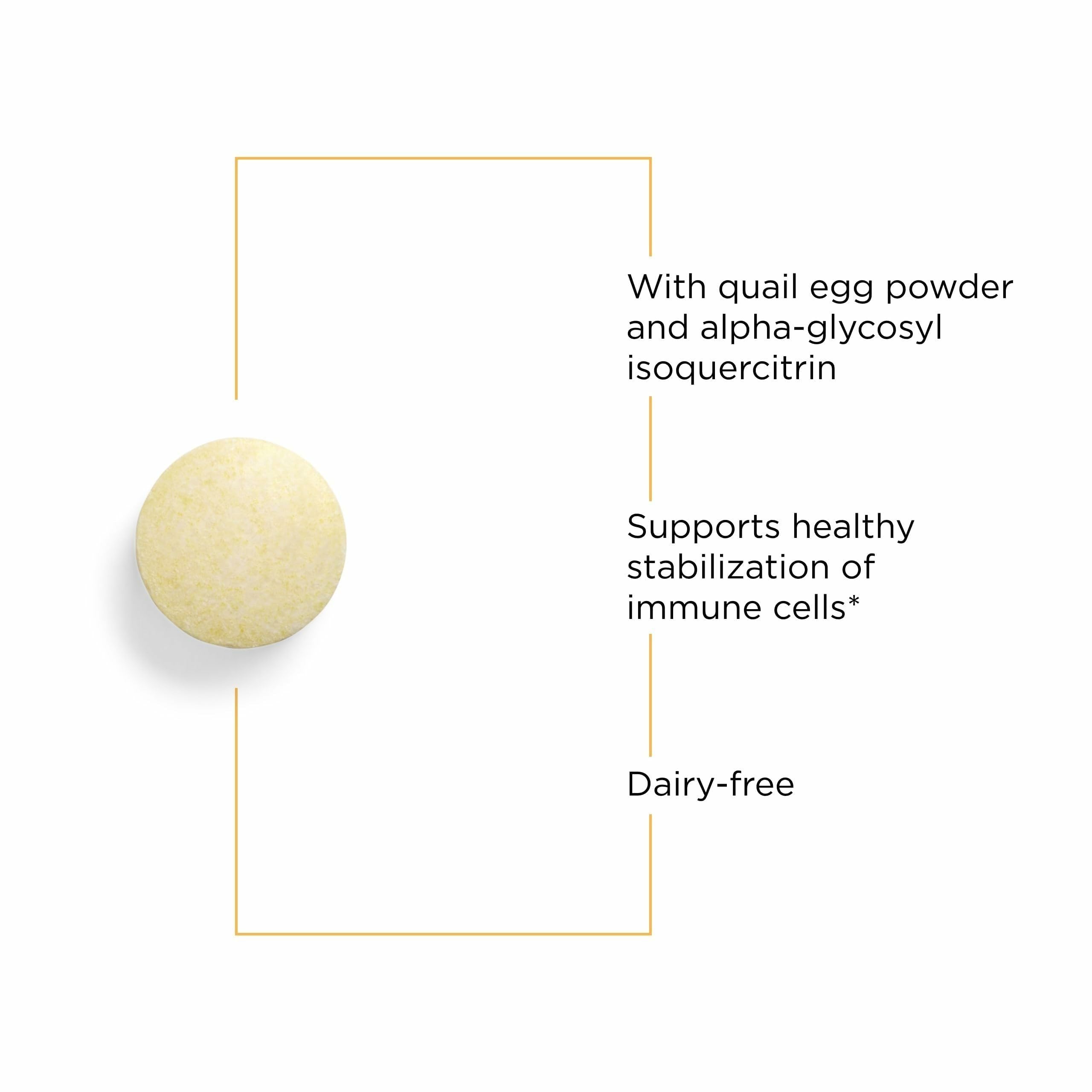 Integrative Therapeutics AllQlear - Seasonal Supplement for Immune Support *- Quail Egg Powder Blend - Dairy-Free - Berry Flavored, 60 Chewable Tablets (30 Servings) Integrative Therapeutics buy supplements canada