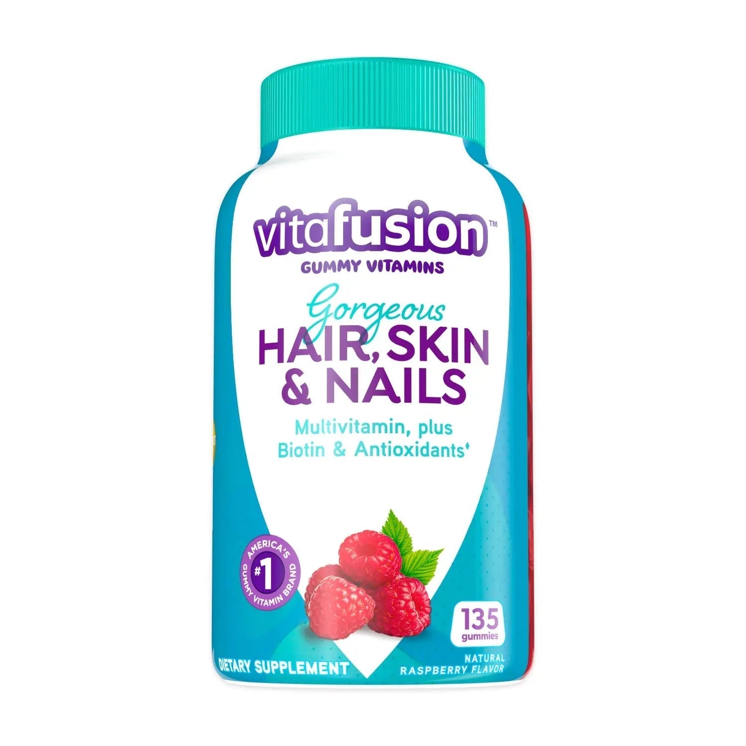 Vitafusion Gorgeous Hair, Skin & Nails Multivitamin Plus Biotin, Vitamin B12 Cherry Gummies for Energy Metabolism Support, 135ct & 90ct Vitafusion buy supplements canada