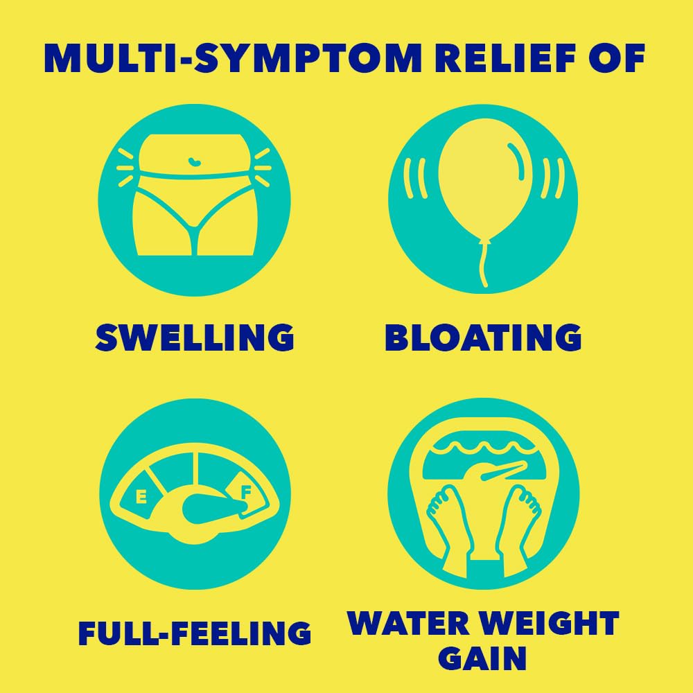 Midol Bloat Relief Caplets with Pamabrom, Relieve Bloating Symptoms Before and During Your Period, Provides Up to 6 Hours of Relief for Women, 60 Count Midol buy supplements canada