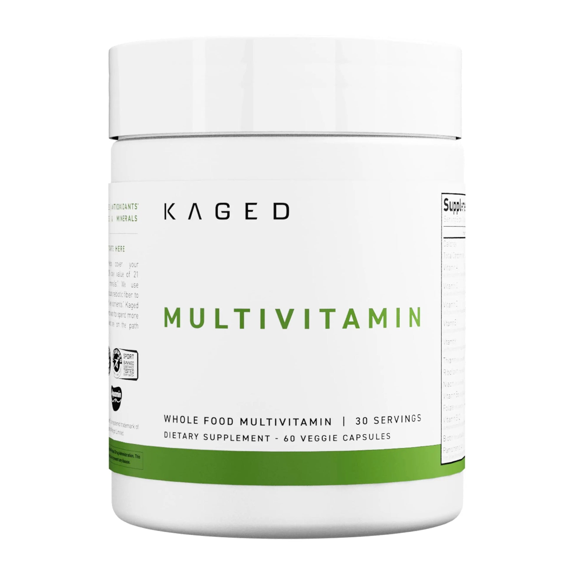Kaged Multivitamin Capsules | Unflavored | Whole Foods Organic Fruits & Veggies | Plant Based Vegan Multivitamin Kaged buy supplements canada