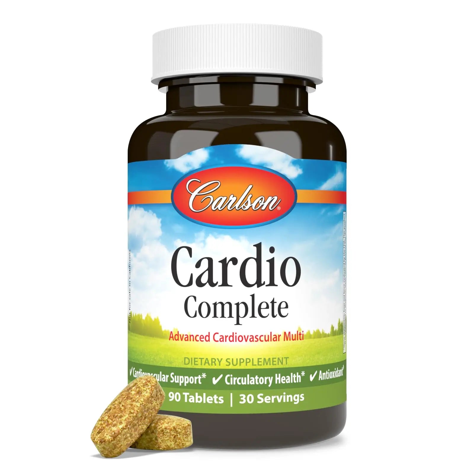 Carlson - Cardio Complete, Advanced Multivitamin, Heart Health, Circulatory Support, 90 Tablets Carlson buy supplements canada
