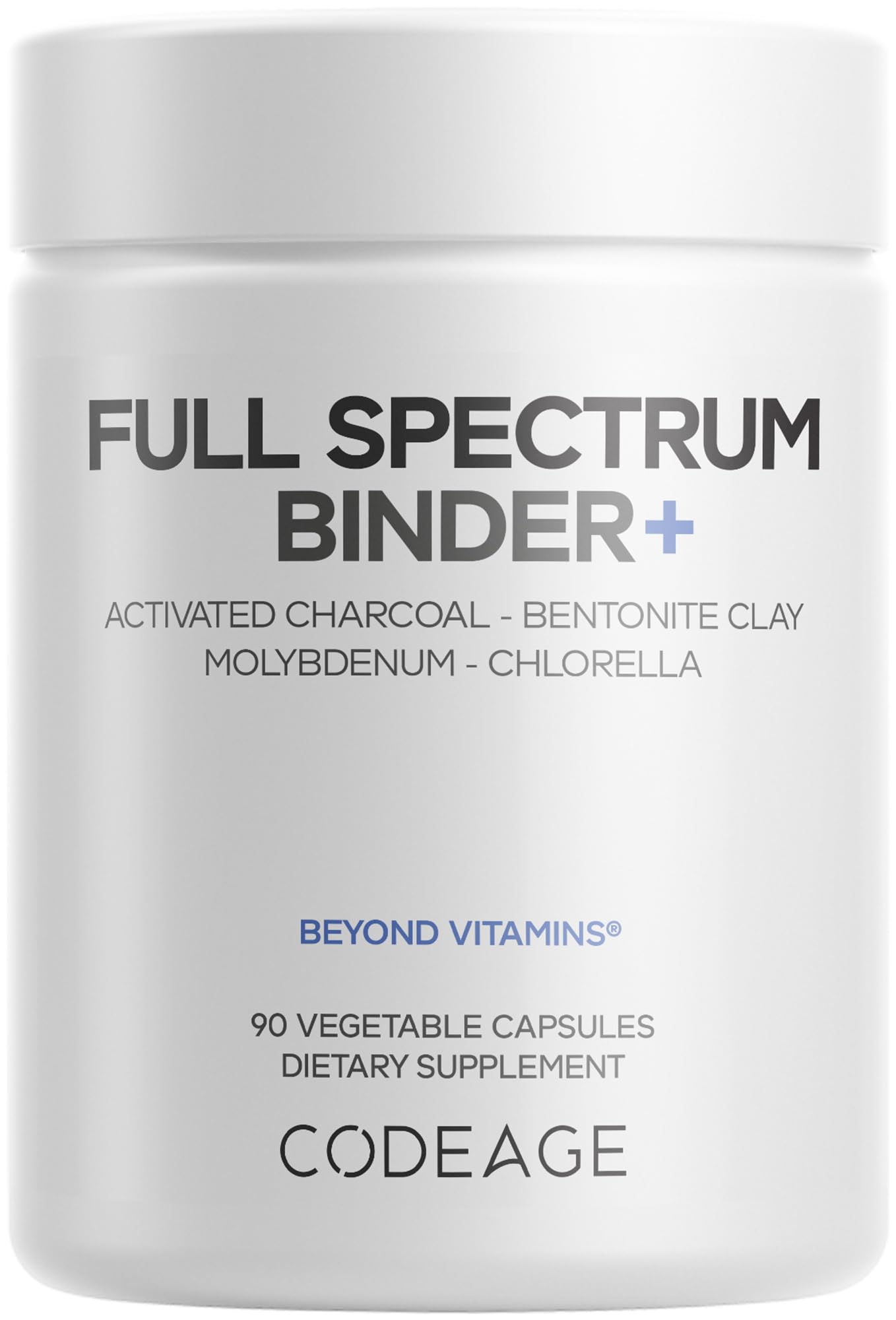 Codeage Binder + Systemic Binder Supplement - Activated Charcoal Pills, Bentonite Clay Mineral Powder, Fulvic & Humic Acids, Molybdenum, Carbon Forms - 90 Capsules Codeage buy supplements canada