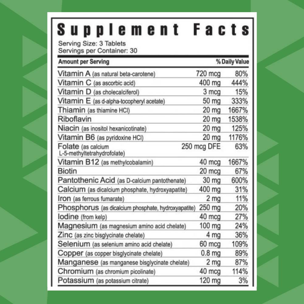 Youngevity Ultimate Daily Classic™ Tablets - Complete Vitamins, Minerals, Amino Acids, & Botanicals - Multivitamin for Women and Men - 90 Tablets Youngevity buy supplements canada