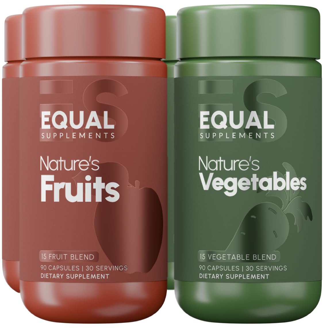 Equal Supplements Fruits and Vegetables Capsules | 2 Month Supply | GMP Certified-Manufactured in US | Fruit and Veggies Supplement for Balance | of Nature, Fruit and Vegetable Capsule for Adults Equal Supplements buy supplements canada