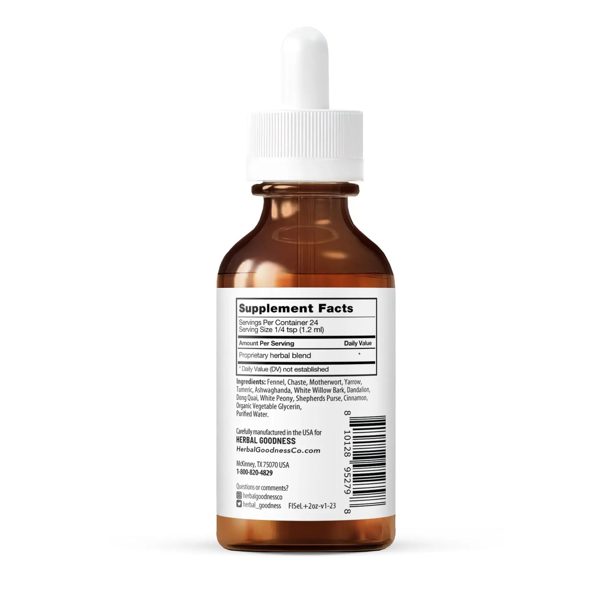 Herbal Goodness Secure in My Flow | Menstrual Support Supplements | Slow Flow Menstrual Supplements, Mood Support, Hormone Health, Aids Relaxation, Metabolic Support 2oz Herbal Goodness buy supplements canada
