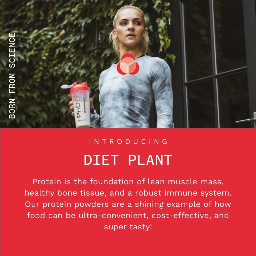 PhD Nutrition Diet Plant, Vegan Protein Powder Plant Based, Salted Caramel PhD buy supplements canada