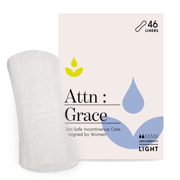 Attn: Grace Panty Liners for Women - 46 Liners – for Light Urinary Incontinence, Bladder Leakage ATTN : GRACE buy supplements canada
