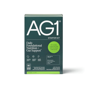 AG1 Athletic Greens 7-Day Starter Kit – All-in-One Greens Powder with Multivitamin, Probiotics, Superfoods – Includes 7 Travel Packs, BPA-Free Shaker & Habit-Building Journal AG1 buy supplements canada