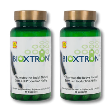 Bioxtron Natural AFA Stem Cell Supplement - Joint Support & Muscle Pain - Immune System Support - Support Energy Levels - Natural Blue Green Algae Spirulina - Pack of 2-120 Caps Bioxtron buy supplements canada