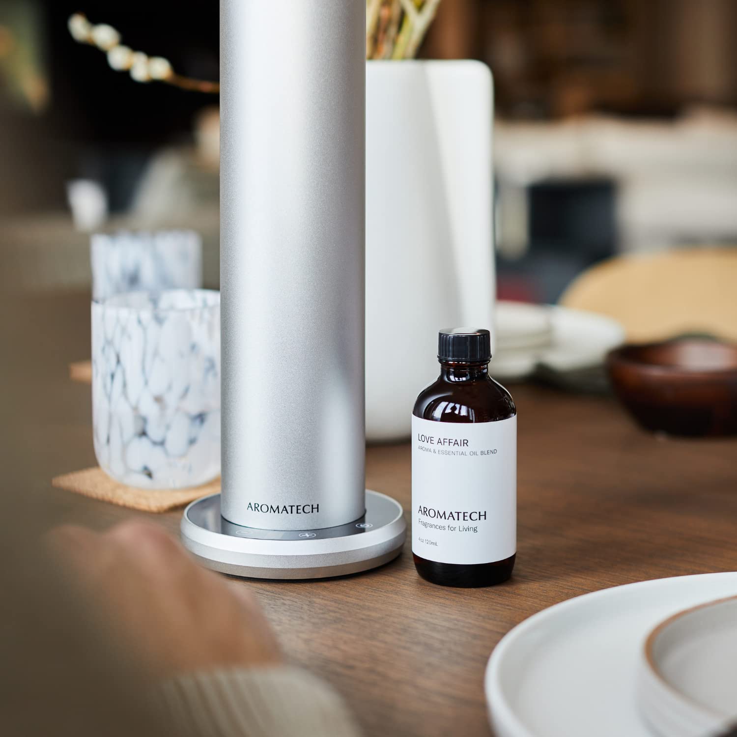AromaTech Love Affair Aroma Essential Oil Blend, Pure Aromatherapy Diffuser Oil with Jasmine AromaTech buy supplements canada