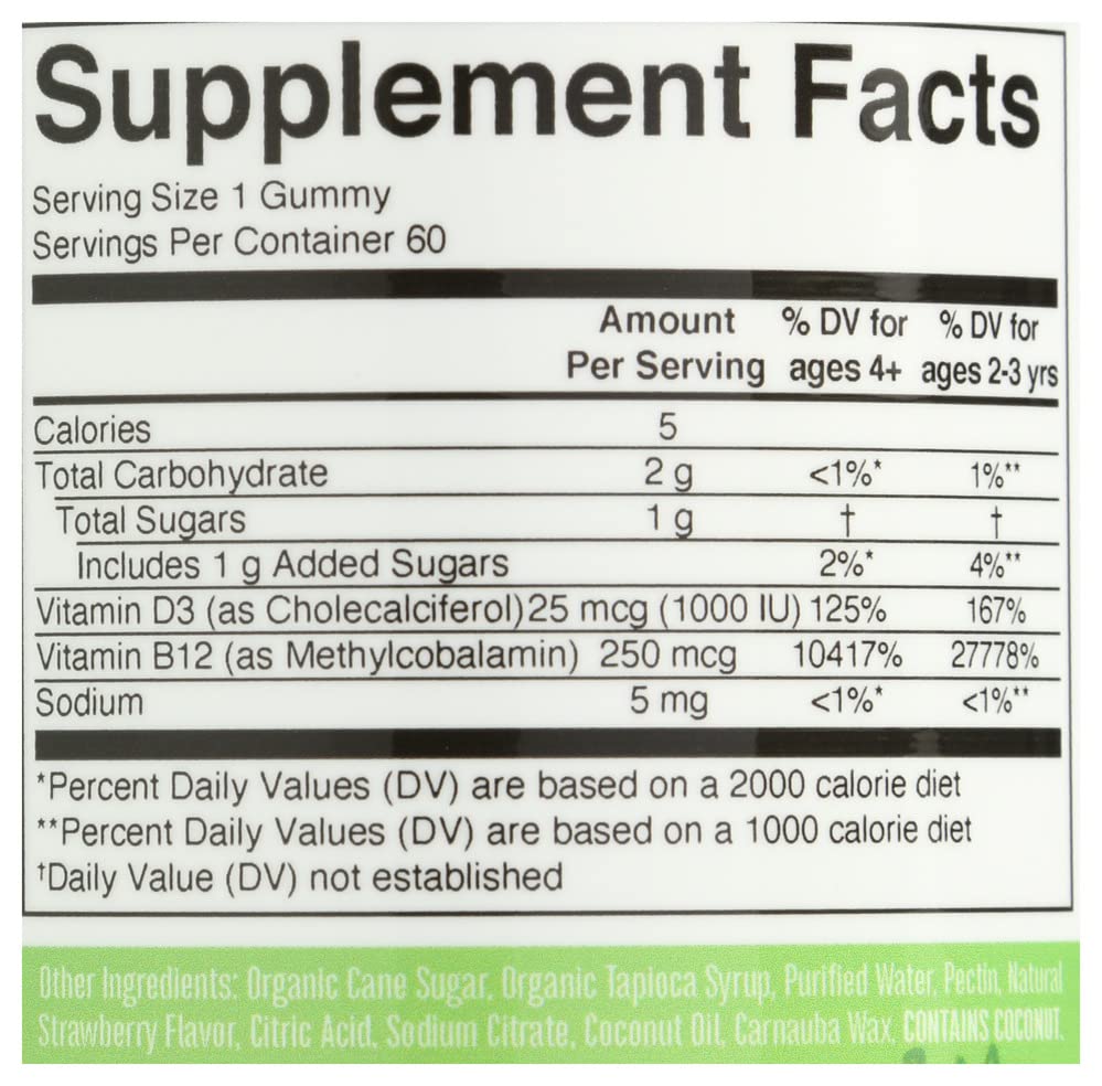 Mary Ruth's Vitamin D3 & B12 Gummies, 60 CT MARYRUTH'S buy supplements canada