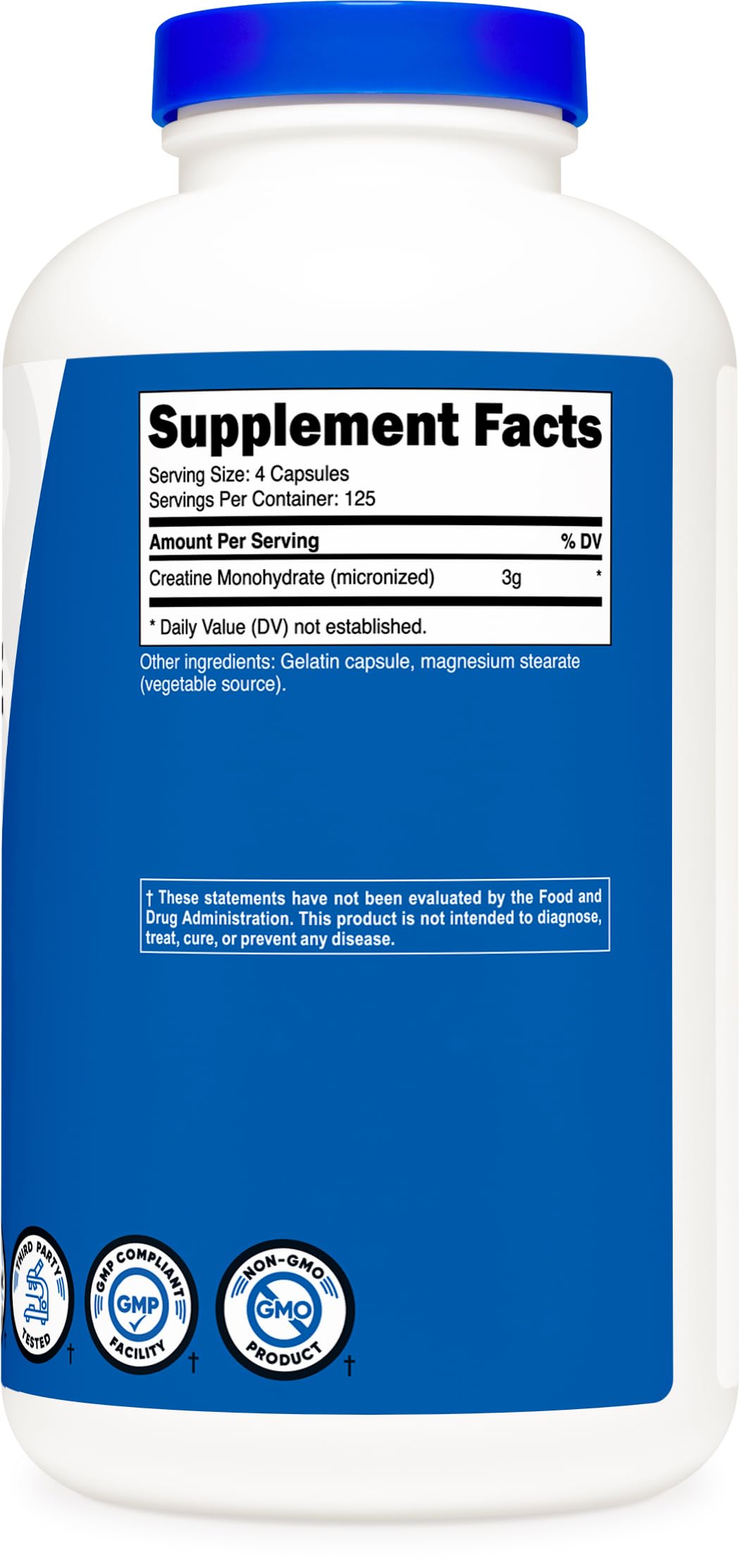 Nutricost Micronized Creatine Monohydrate 3,000mg 500 Capsules, 125 Servings Nutricost buy supplements canada