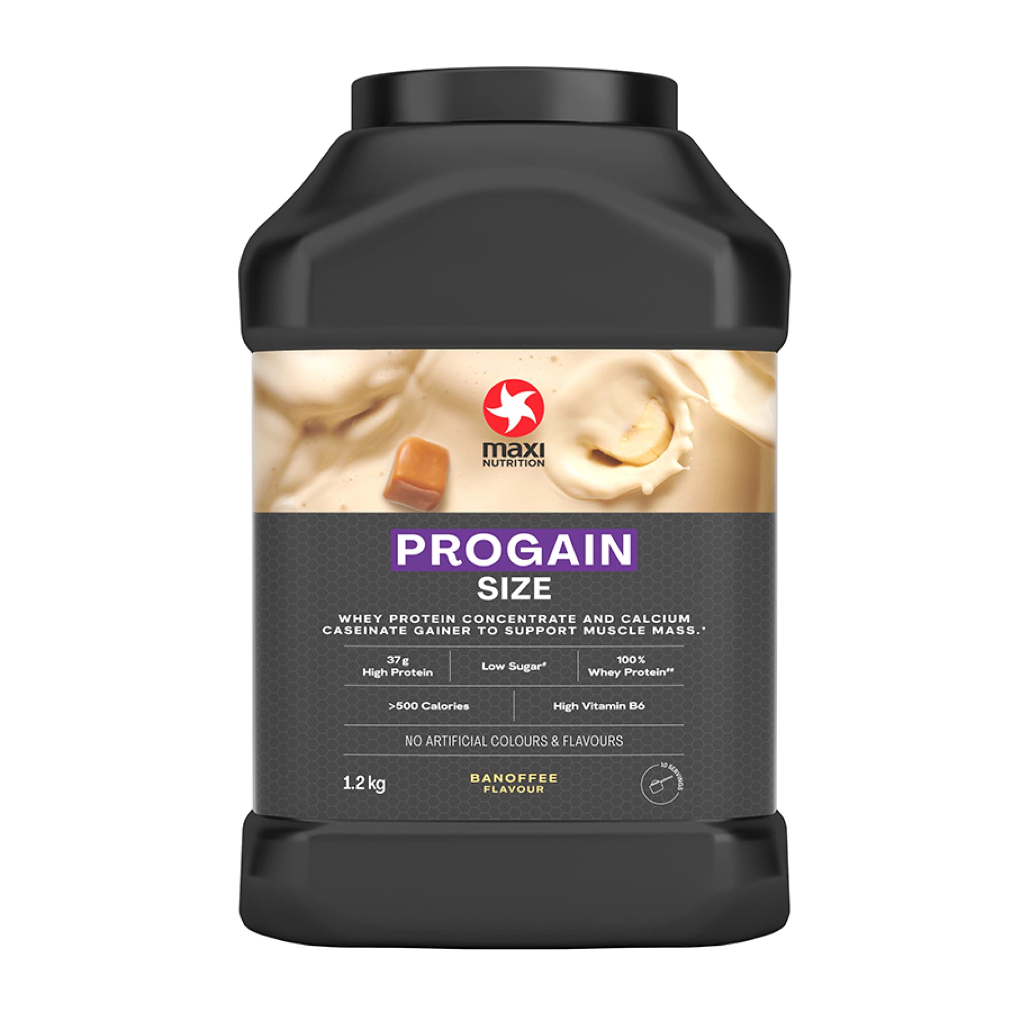 MaxiNutrition - Progain, Banoffee - Whey Protein Powder for Size & Muscle Mass – Low Sugar MaxiNutrition buy supplements canada
