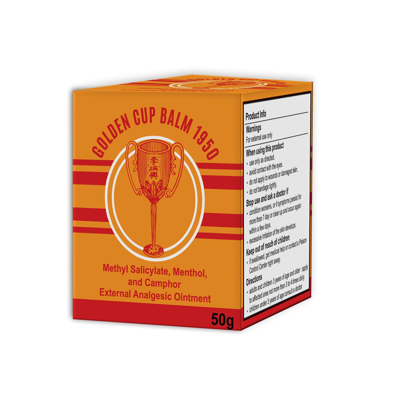 Golden Cup Balm Yellow Herbal Thai Ointment 50g Golden Cup buy supplements canada