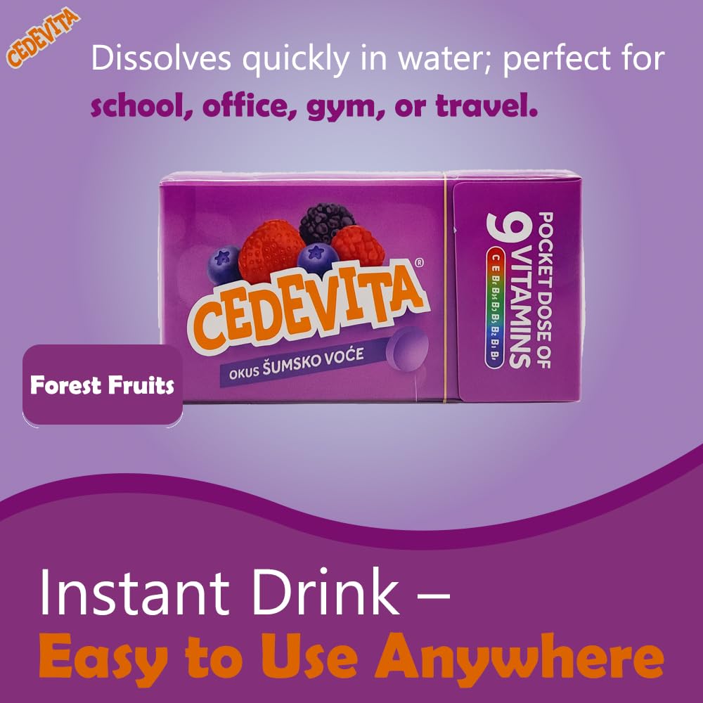Cedevita Multivitamin Healthy and Sweet Candies - Pack of 8 (Forest Fruit) SORINA buy supplements canada