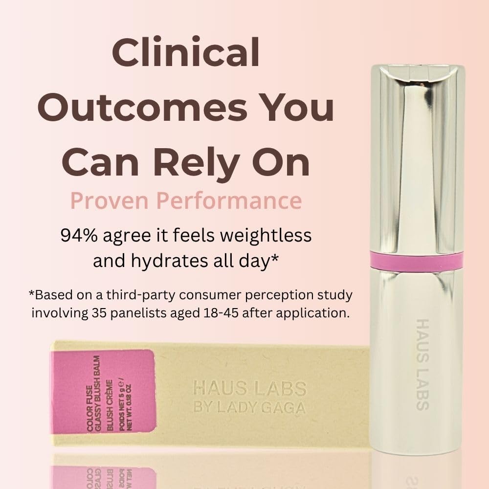 Haus Labs Color Fuse Longwear Hydrating Glassy Lip + Cheek Blush Balm Stick - Glassy Lilac Haus Laboratories buy supplements canada