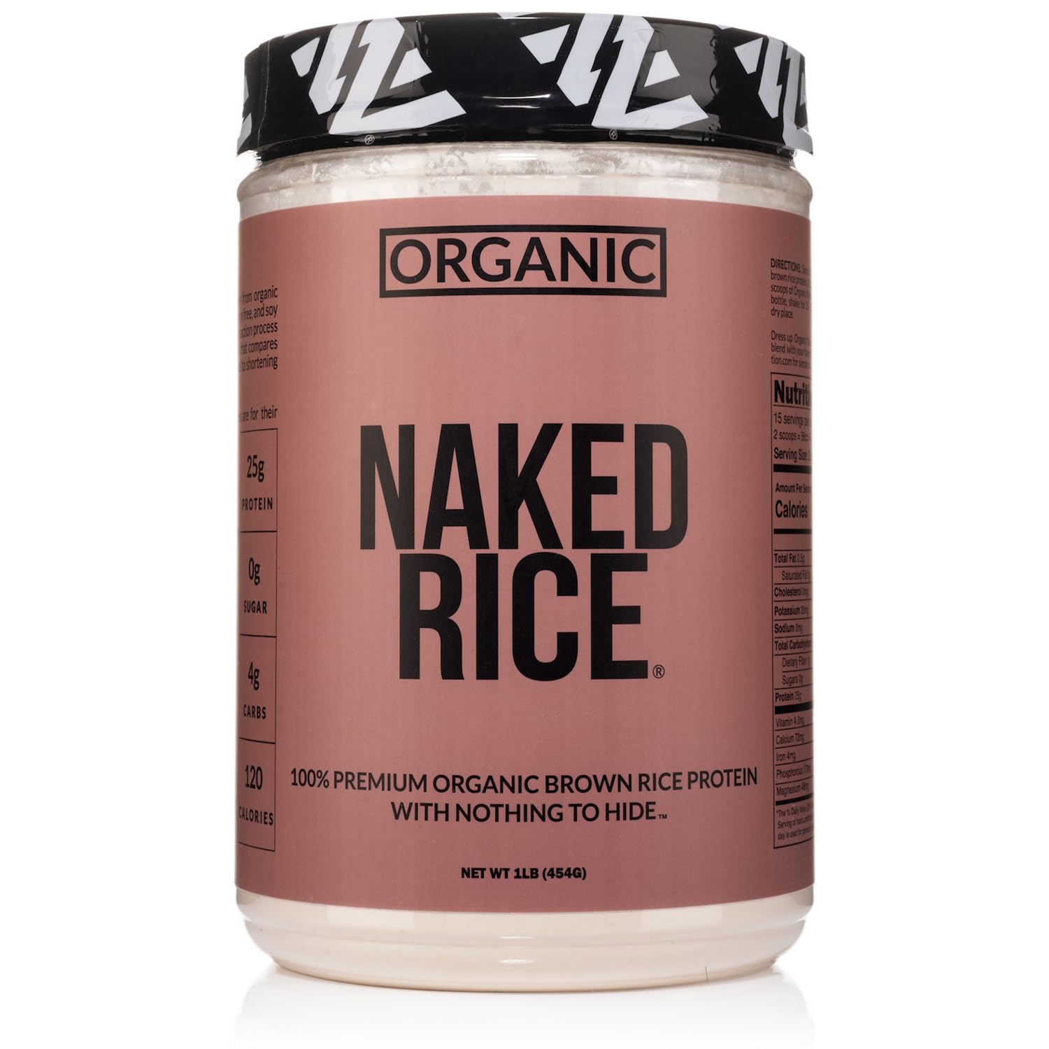 NAKED Rice 1Lb - Organic Brown Rice Protein Powder - Vegan Protein Powder, GMO Free, Gluten Free & Soy Free. Plant-Based Protein, NAKED buy supplements canada