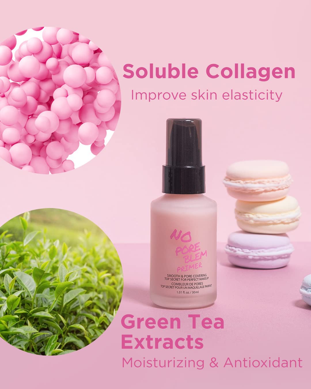 TOUCH IN SOL No Poreblem Primer – Pore Primer for Korean Makeup, Mattifying Primer for Oily Skin, Pore Eraser for Large Pores, Blurring Finish from K Beauty (1.01 fl.oz/30ml) Touch in Sol buy supplements canada