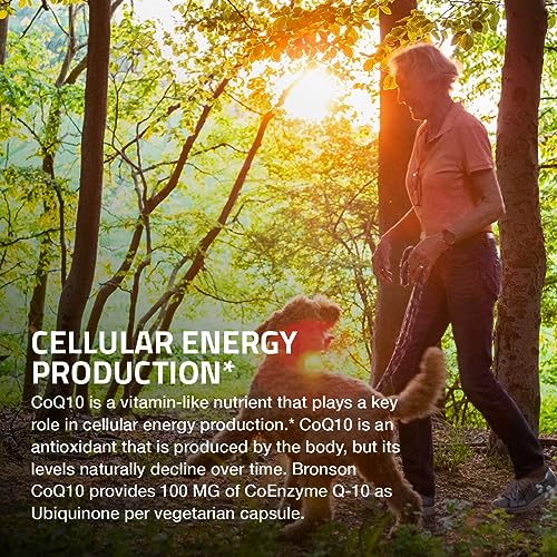 Bronson CoQ10 100 MG High Potency Cellular Energy Production, 60 Vegetarian Capsules Bronson buy supplements canada