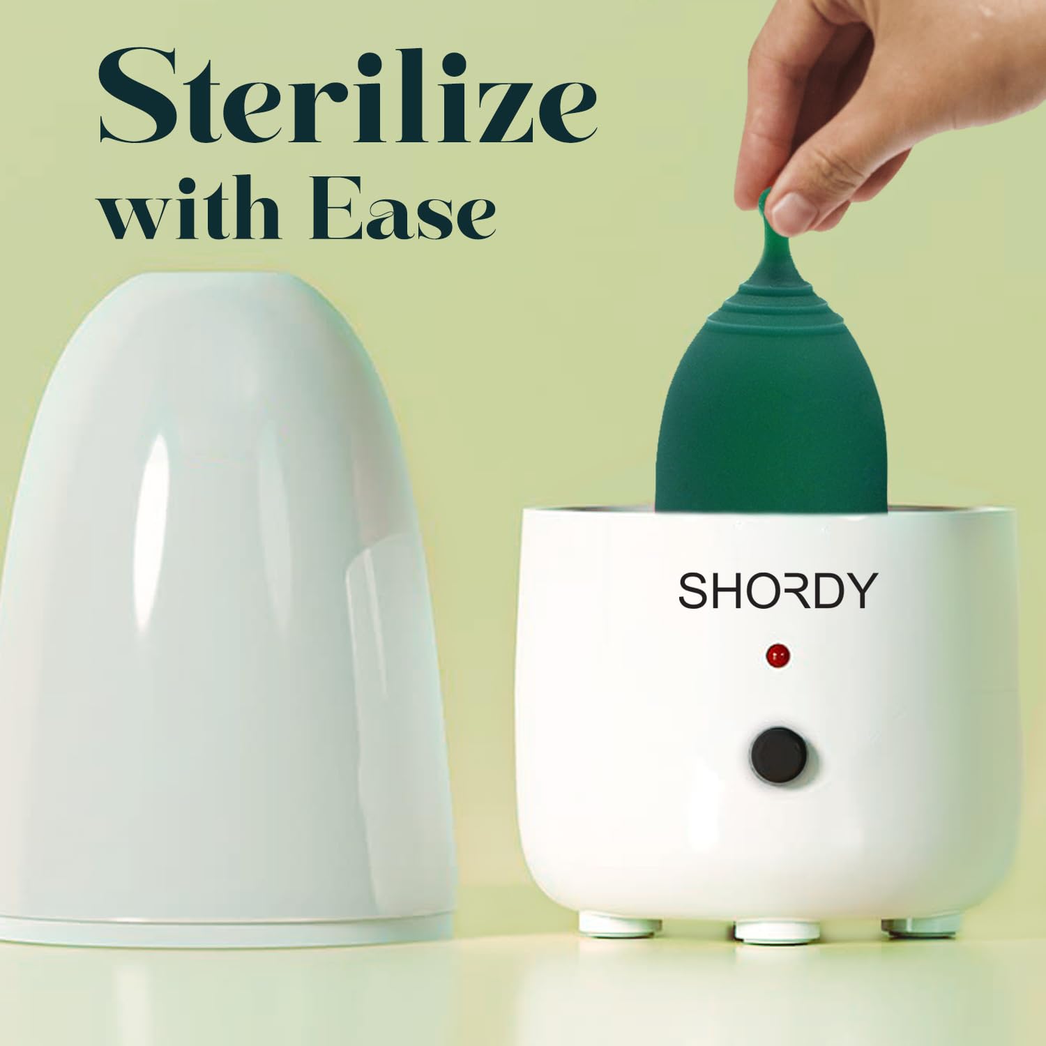 SHORDY Menstrual Cup and Steamer Sterilizer for Beginners Kit Set of 2 Period Cups (Small & Large) SHORDY buy supplements canada
