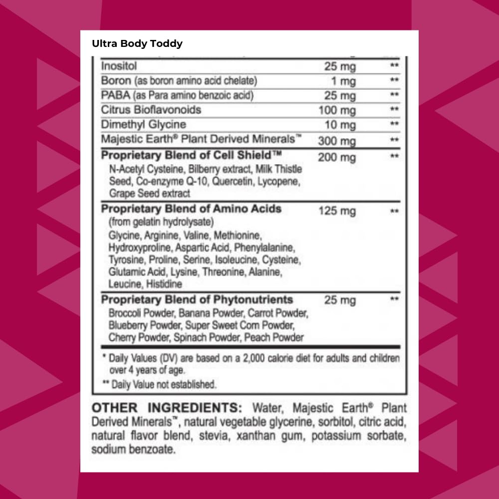 Youngevity Ultra Body Toddy - 100+ Nutrient Mega Multi-Vitamin Mineral Supplement for Men and Women - Enhanced Absorption - Phytonutrients - Amino Acids - (32 Fl Oz) Youngevity buy supplements canada