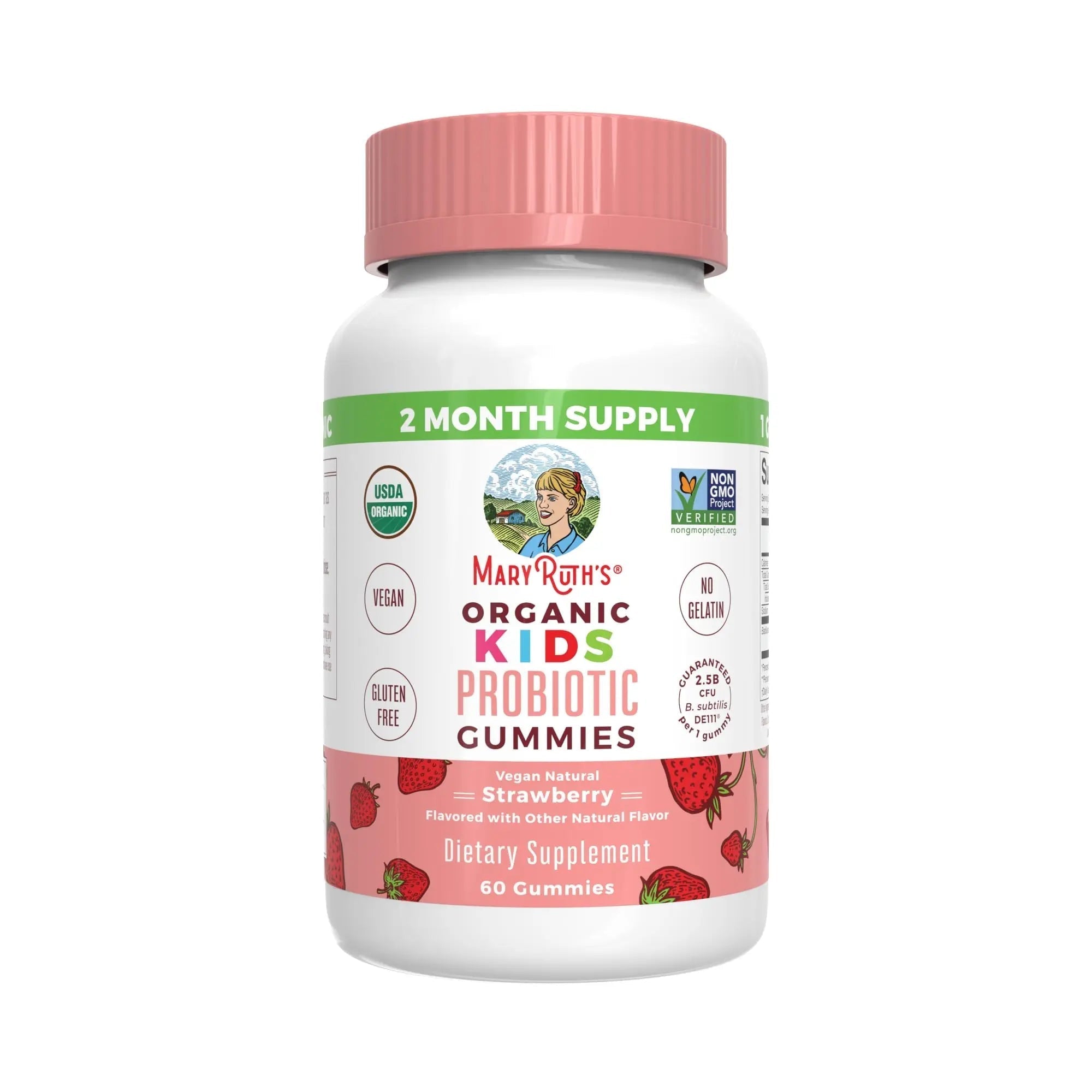 MaryRuth Organics Gummies for Kids–Multivitamin (Mixed Berry & Cherry), & Probiotic (Strawberry) | USDA Organic, No Gelatin! | MARYRUTH'S buy supplements canada