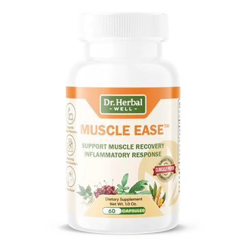 DR.HERBAL WELL Muscle Ease - Joint, Muscle & Nerve Support Fast Acting Relax Comfort Recovery Natural Herbal Supplement - (60 Capsules) MAX-Strength DR. HERBAL WELL buy supplements canada