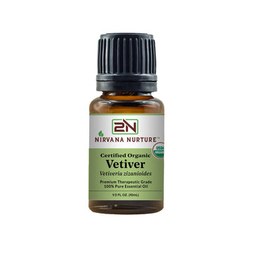 Nirvana Nurture Vetiver Essential Oil USDA Certified Organic 100% Pure Premium Therapeutic Grade Nirvana Nurture buy supplements canada