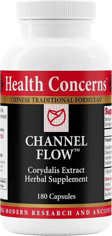 Health Concerns Channel Flow – Muscle Relaxation & Pain Support Supplement for Men & Women – Corydalis Root Extract – Chinese Herbal Formula for Headaches, Joint & Menstrual Discomfort – 180 Capsules Health Concerns buy supplements canada