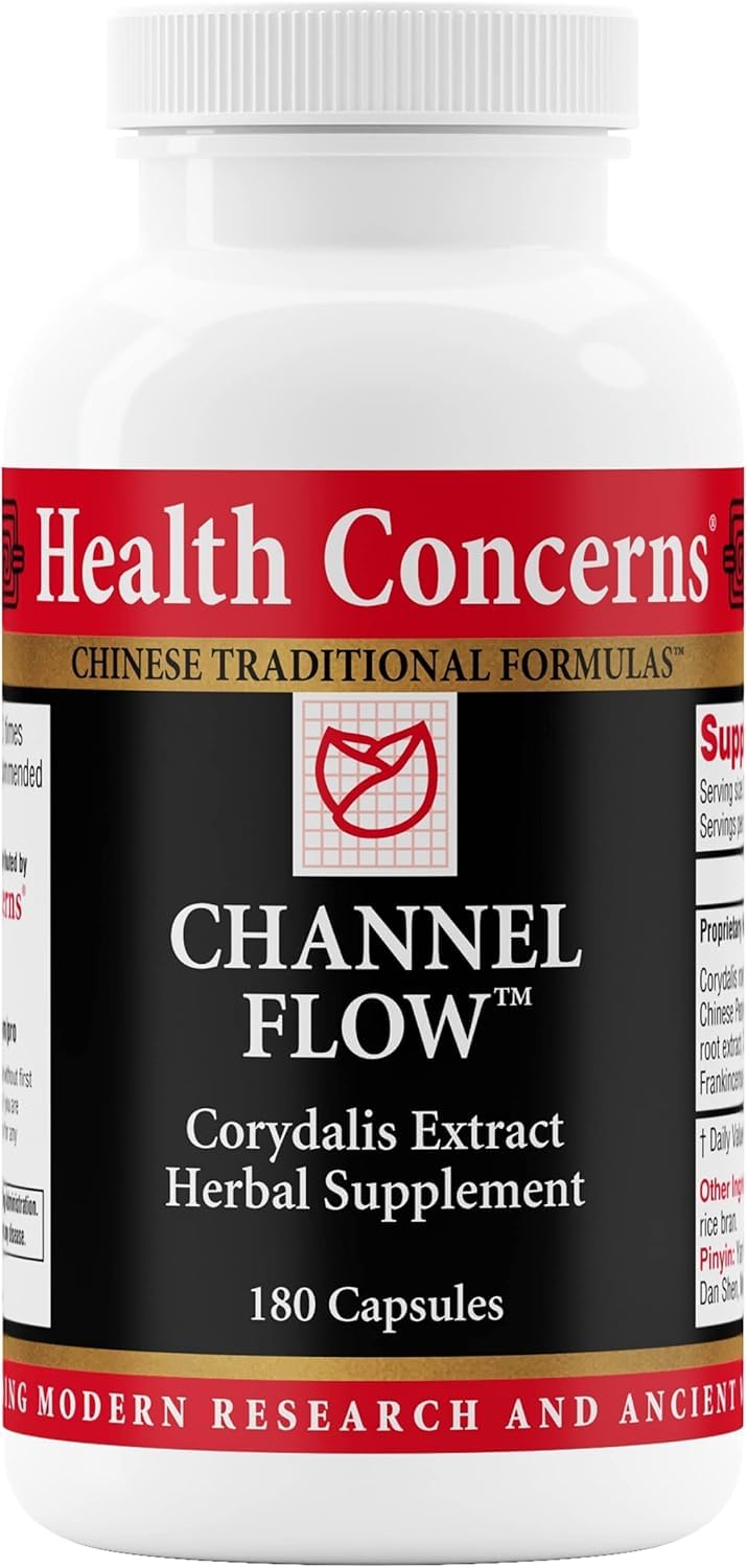 Health Concerns Channel Flow – Muscle Relaxation & Pain Support Supplement for Men & Women – Corydalis Root Extract – Chinese Herbal Formula for Headaches, Joint & Menstrual Discomfort – 180 Capsules Health Concerns buy supplements canada