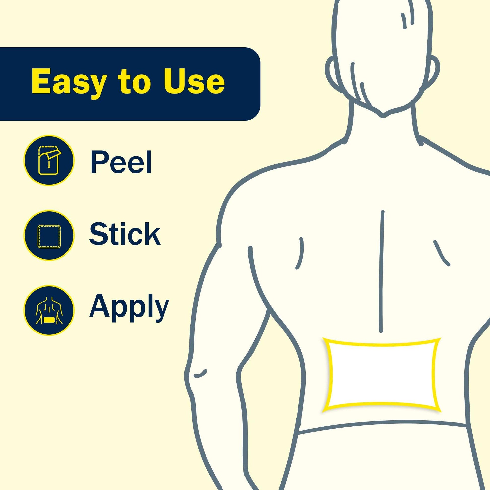 TenderGentle Four Percent Lidocaine Patches - 30 Back Pain Relief Patches with 4% Lidocaine for Aches, Muscle and Joint Discomfort - 3.9" x 5.5" Back, Shoulder, and Neck Pain Patch TenderGentle buy supplements canada
