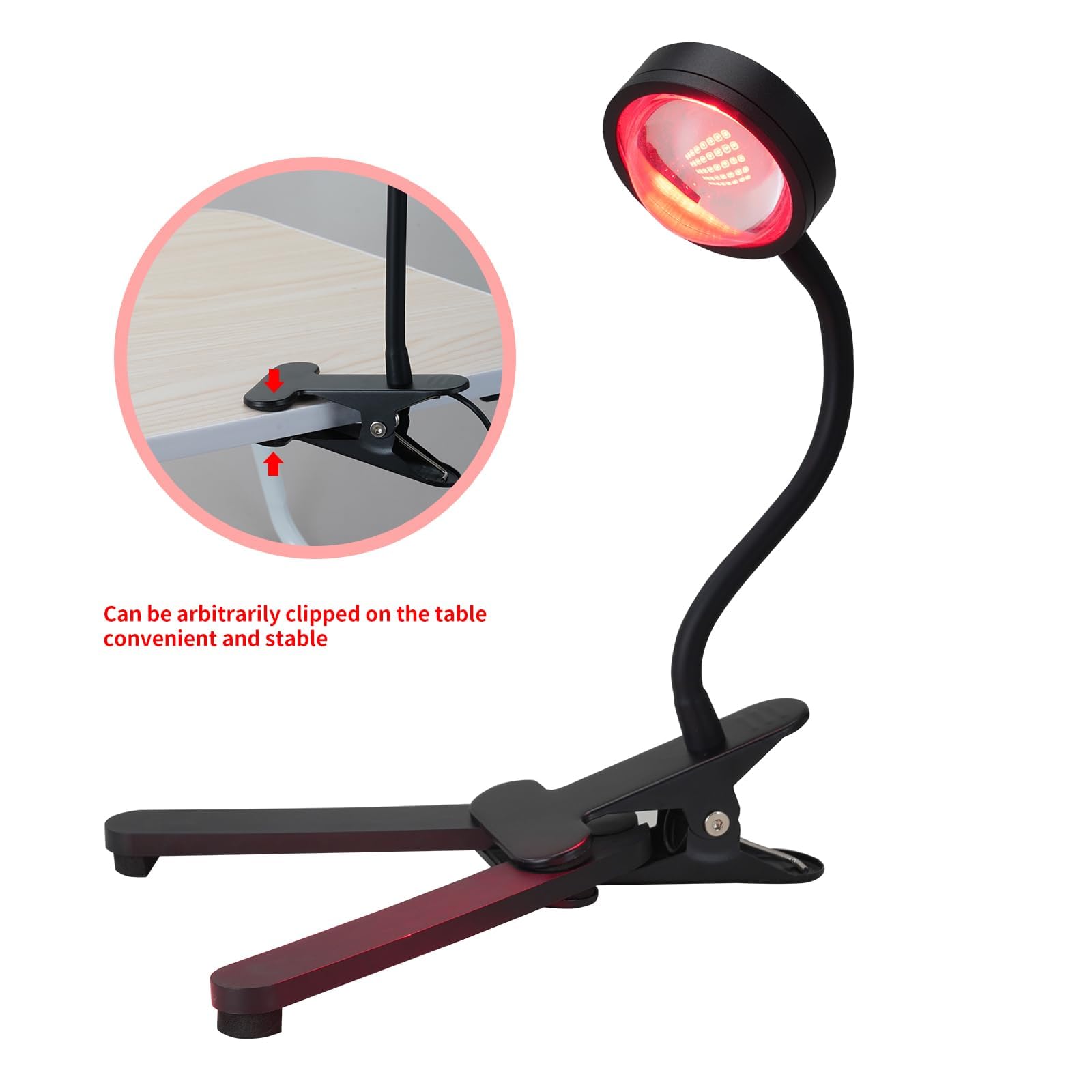 WTINTELL Red Light Therapy for Face, 660nm LED Red Light Therapy Light with Clip, Suitable WTINTELL buy supplements canada