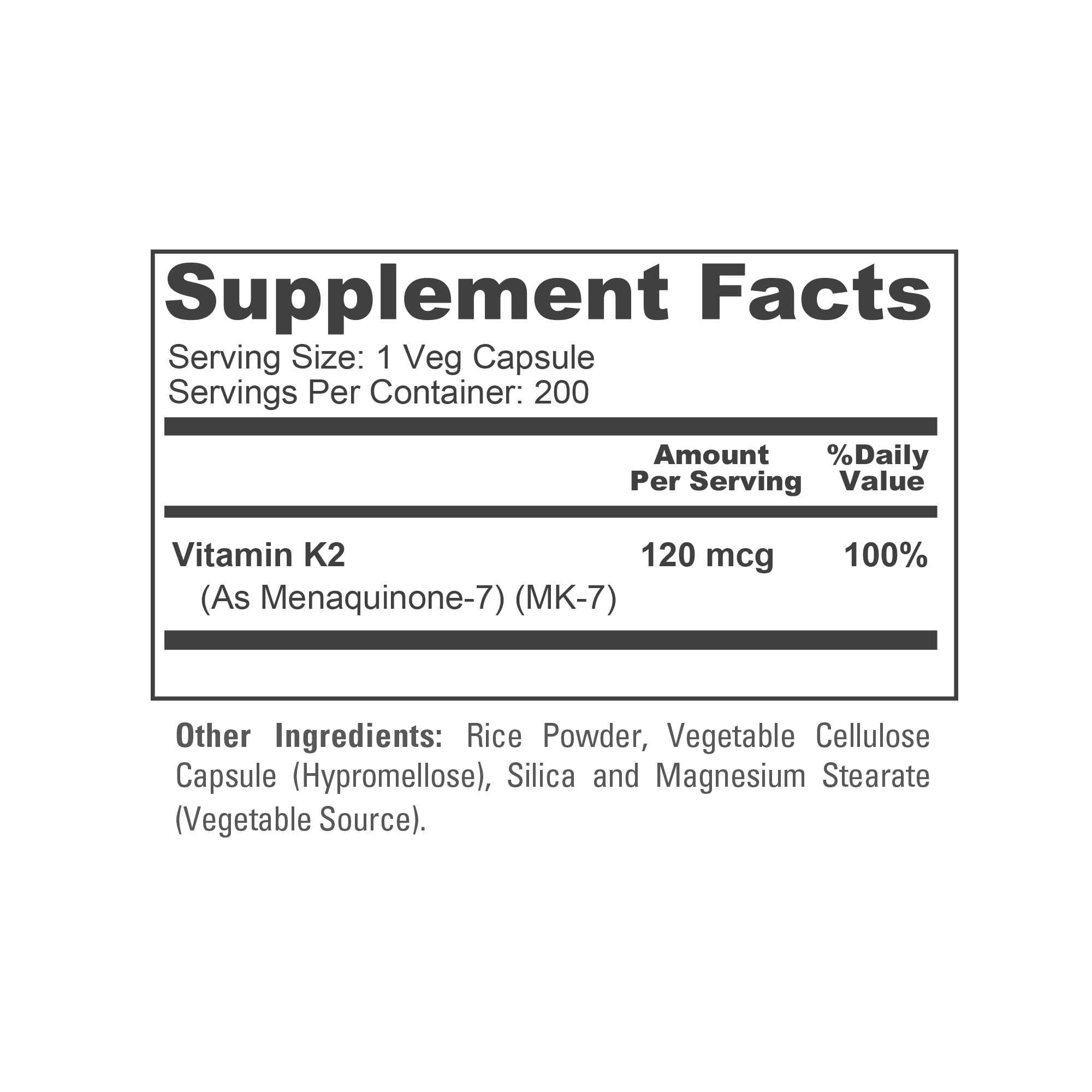 NusaPure Vitamin K2 MK7 120 mcg 200 Veggie Caps (Soy Free, Non-GMO, Vegan) NusaPure buy supplements canada