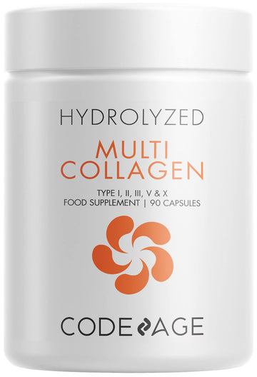 Codeage Multi Collagen Protein Capsules, Type I, II, III, V, X, Grass Fed & Hydrolyzed Collagen Pills Supplement Codeage buy supplements canada