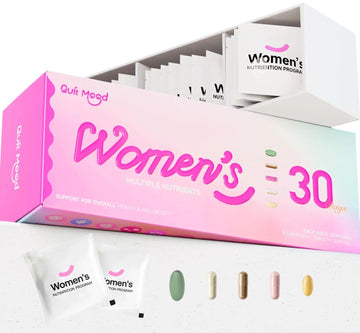 Multivitamin for Women Daily Vitamin Packs for 30 plus with Ashwagandha, D3 + K2, Probiotics&NR 1000 | Supplement for Beauty, Stress Relief Quit mood buy supplements canada