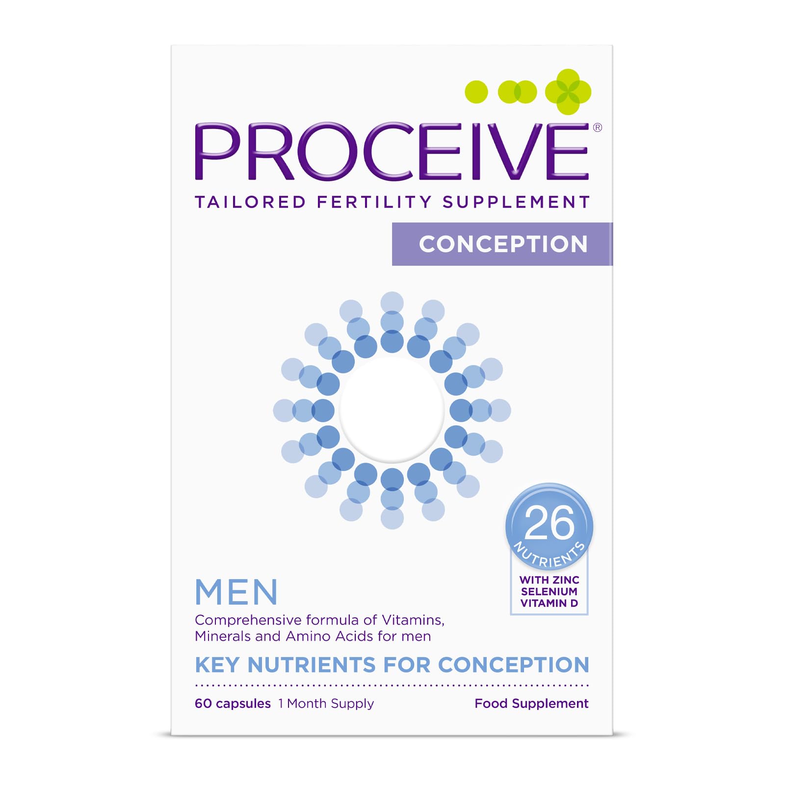 Proceive® Men Fertility Supplement for Conception - Vitamins & Minerals for Men Trying Proceive buy supplements canada