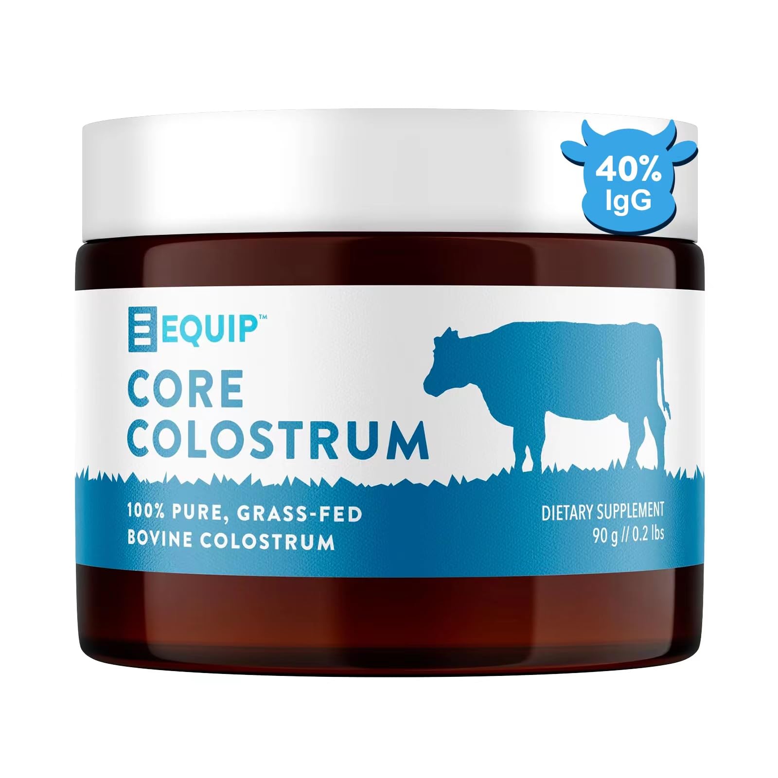 Equip Foods Core Colostrum - 100% Grass Fed Colostrum Powder 3,000mg, 40% IgG Equip buy supplements canada